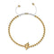 Pégase | Or 18 carats | Bracelet à breloques en macramé licorne ailée